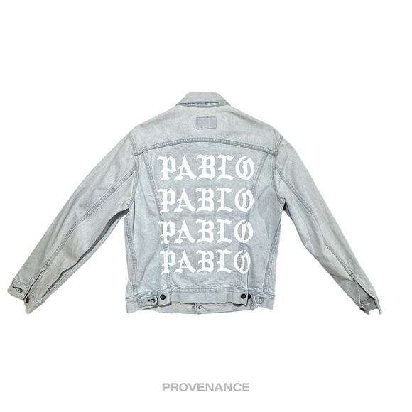 🔴 LEVIS x Kanye Ye PABLO TLOP Denim Jacket - Light Blue M - Picture 1 of 7